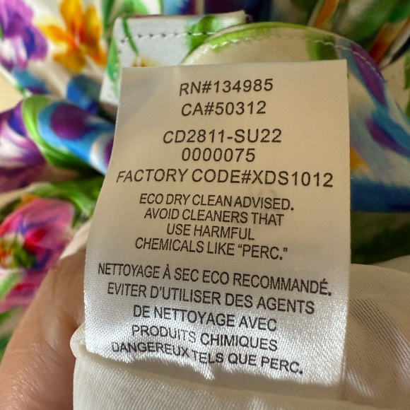 For Love & Lemons Miranda Floral Summer Blue Pink Purple Mini Dress NWT Large - Picture 7 of 9